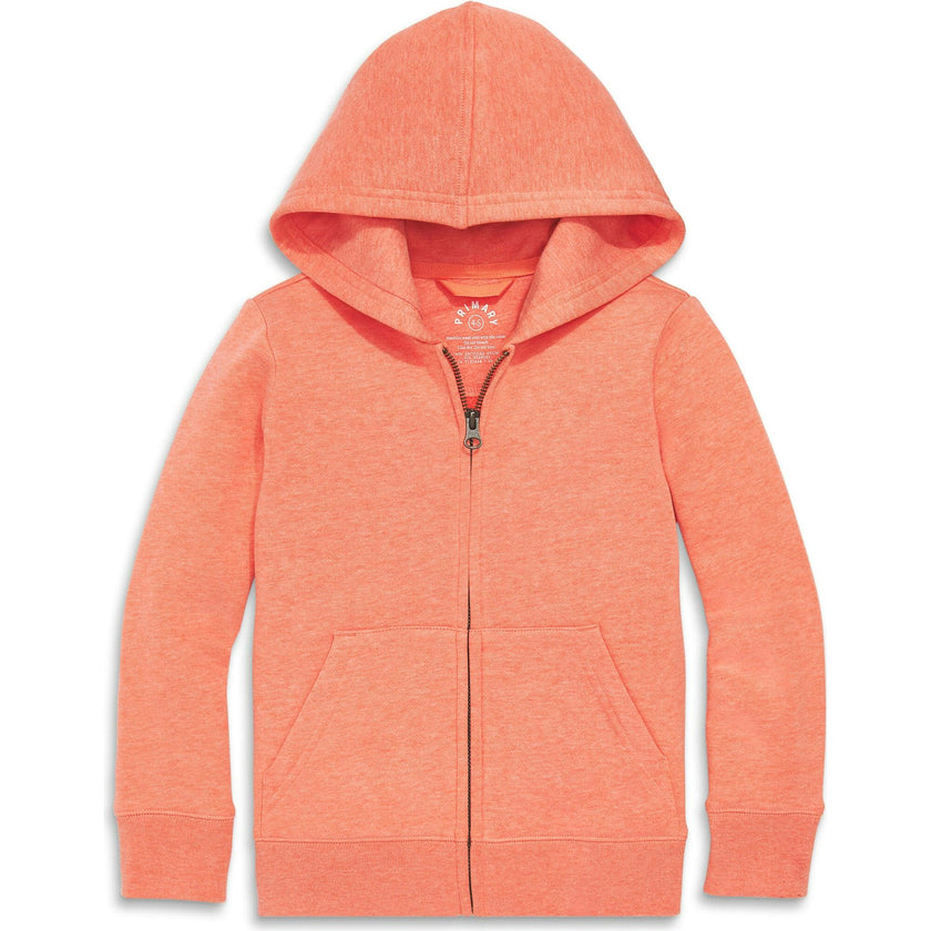 Kids cozy fleece zip hoodie