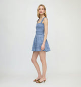 The Azalea Mini Nap Dress - Cornflower Ditsy Thistle