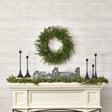Seeding Winter Juniper Berry Greenery Classic Christmas Garland Holiday Table Runner