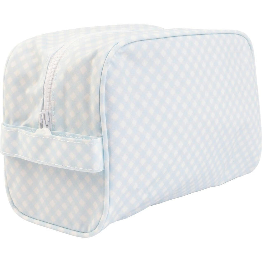 The Dopp Kit in Blue Gingham