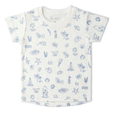 Organic Tee & Shorts Set - Coastal