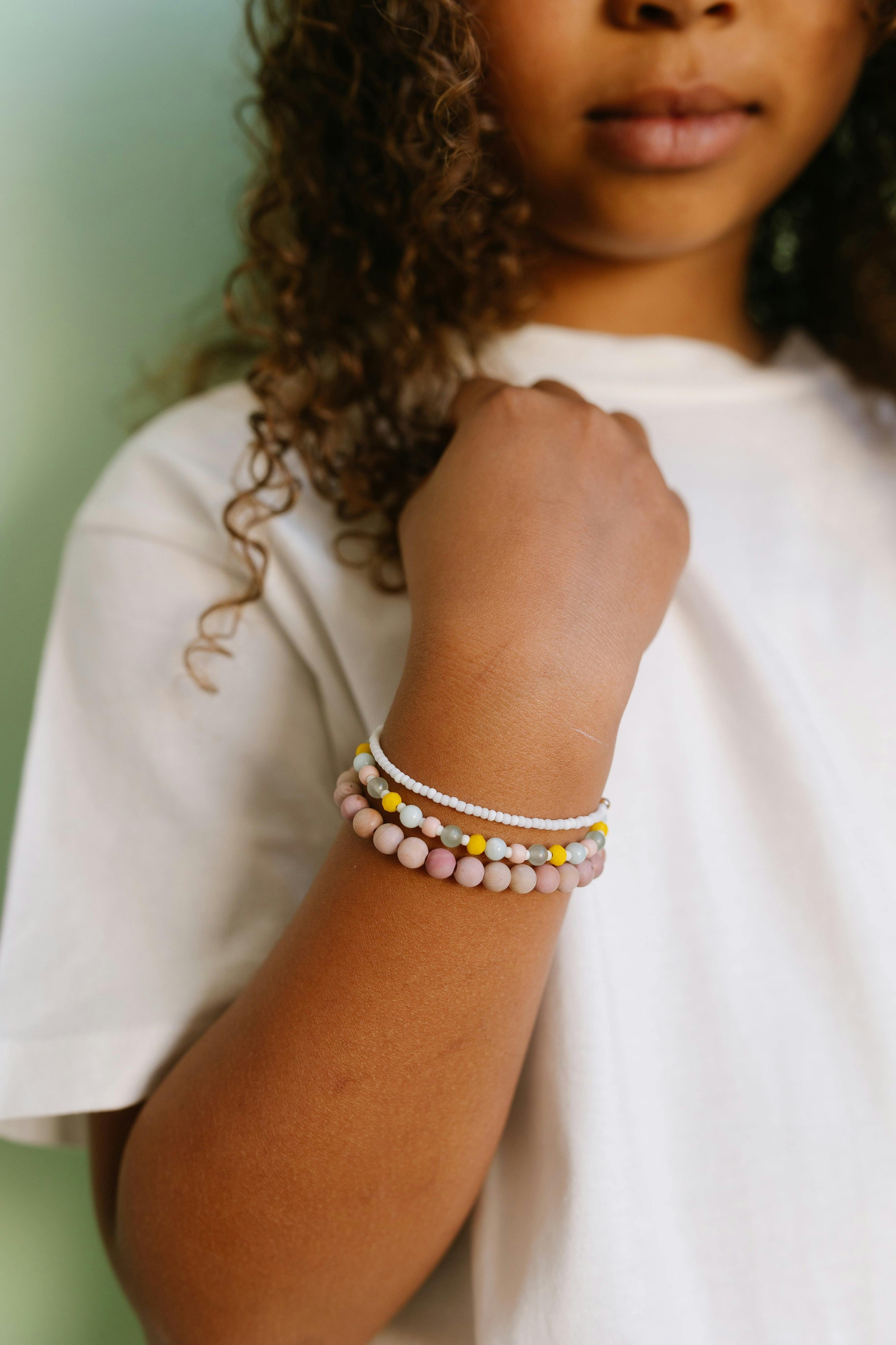Basic White Bracelet