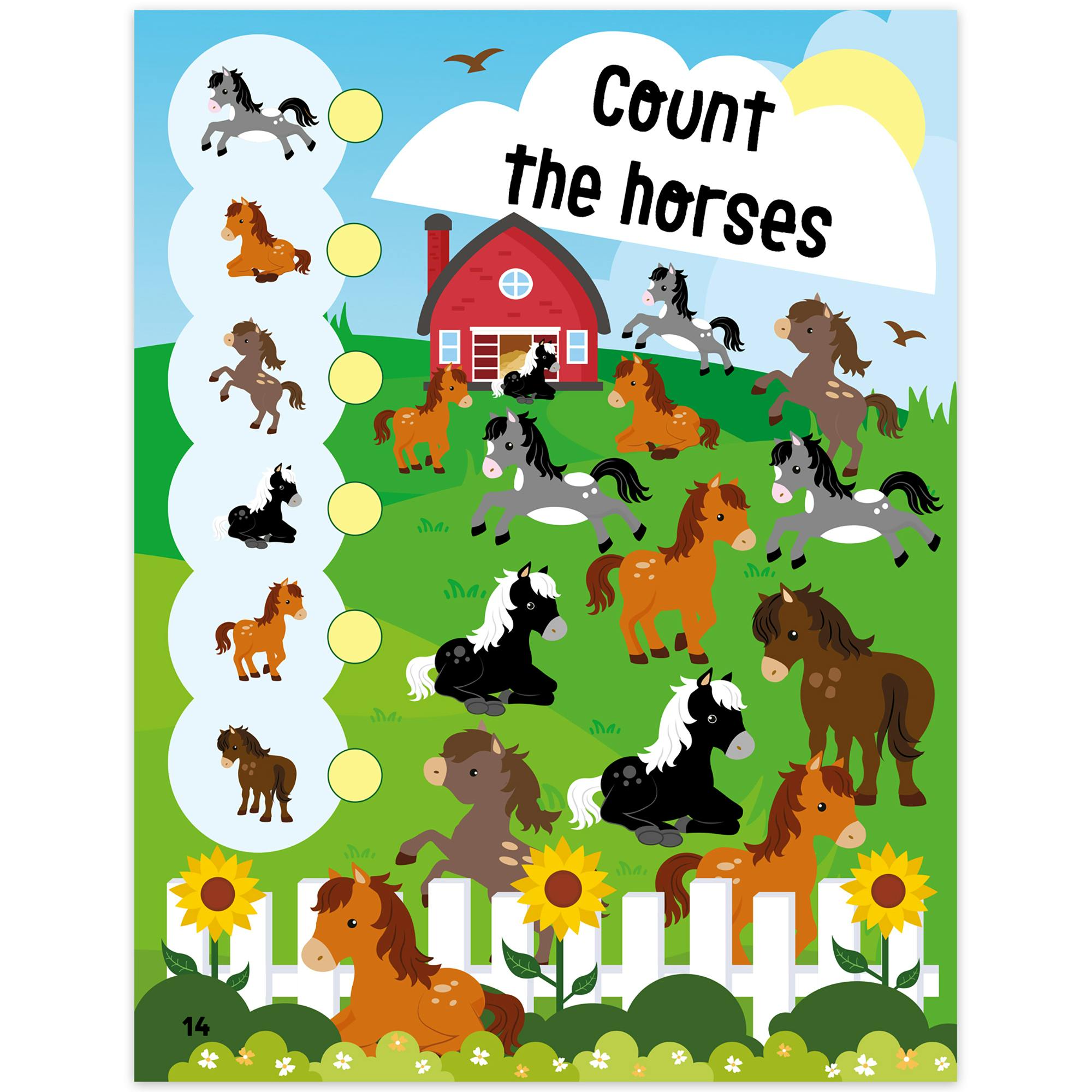 Scratch & Glitter Activity Book: Horses