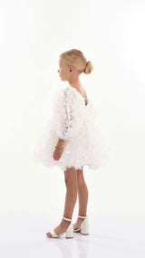 White Bell Mariposa Dress
