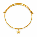 Kids Gold Butterfly Charm Bracelet