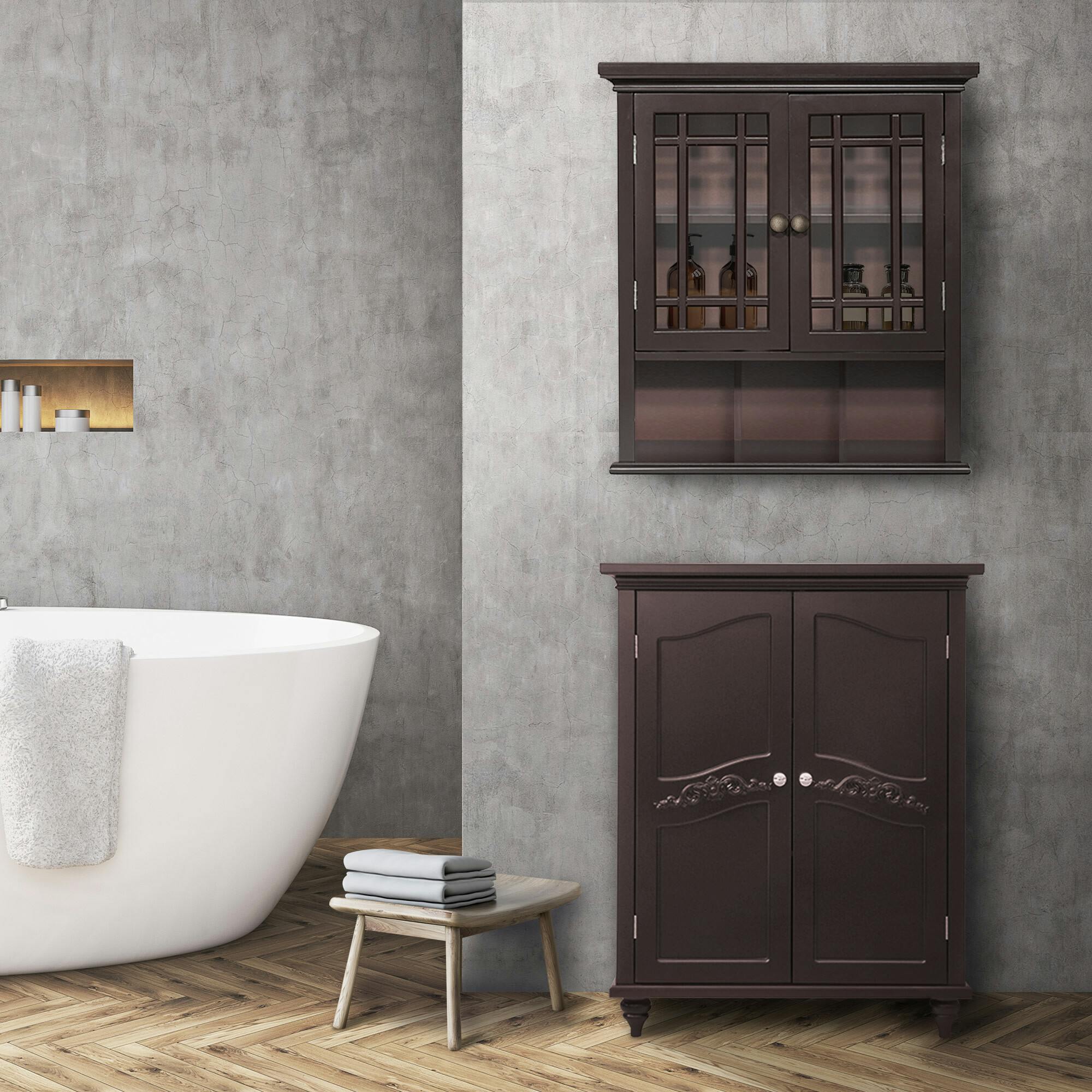 Neal Wooden 2 Door Wall Cabinet