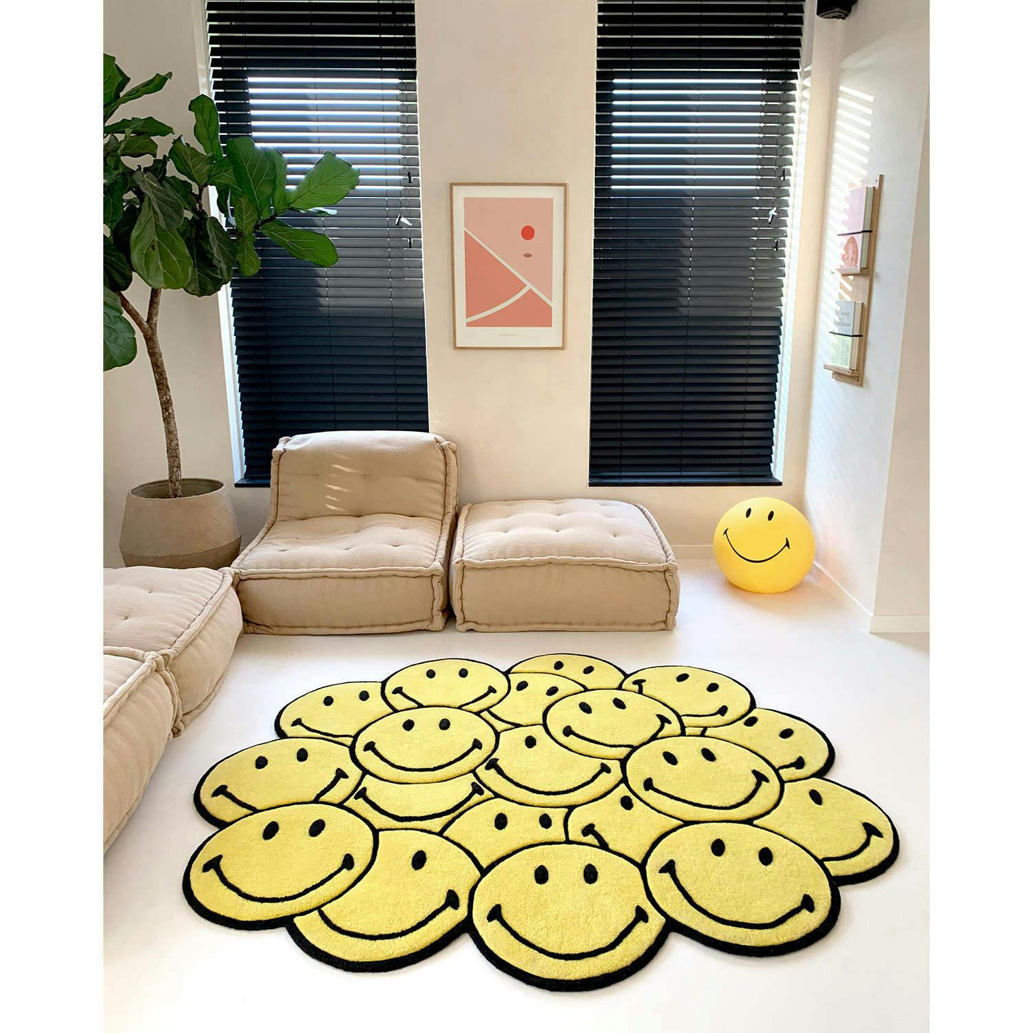 Smiley Bunch Rug