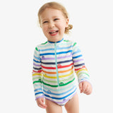 Kids Sesame Street one-piece rash guard