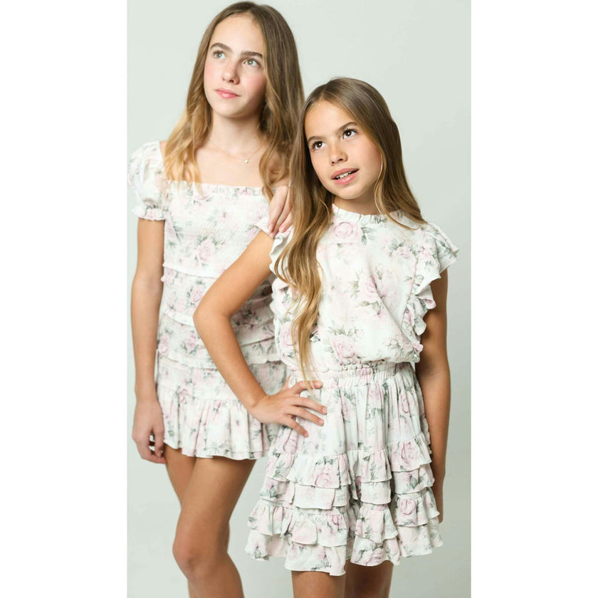 Milou Dress in Dusty Rose