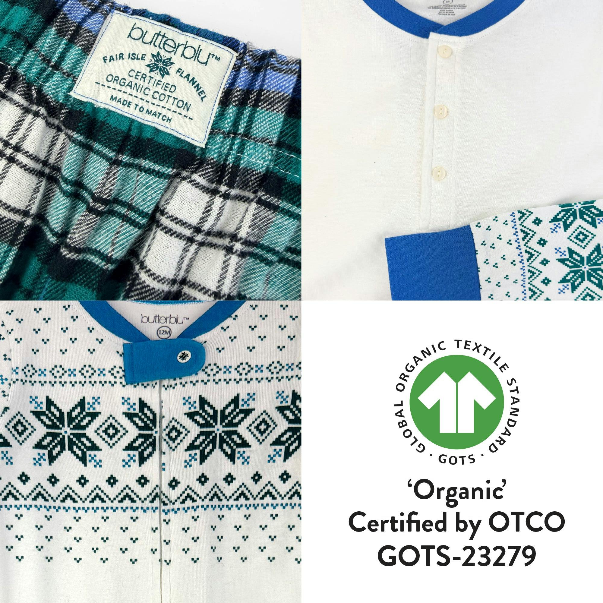 FAIR ISLE + FLANNEL Matching Family Christmas Pajamas