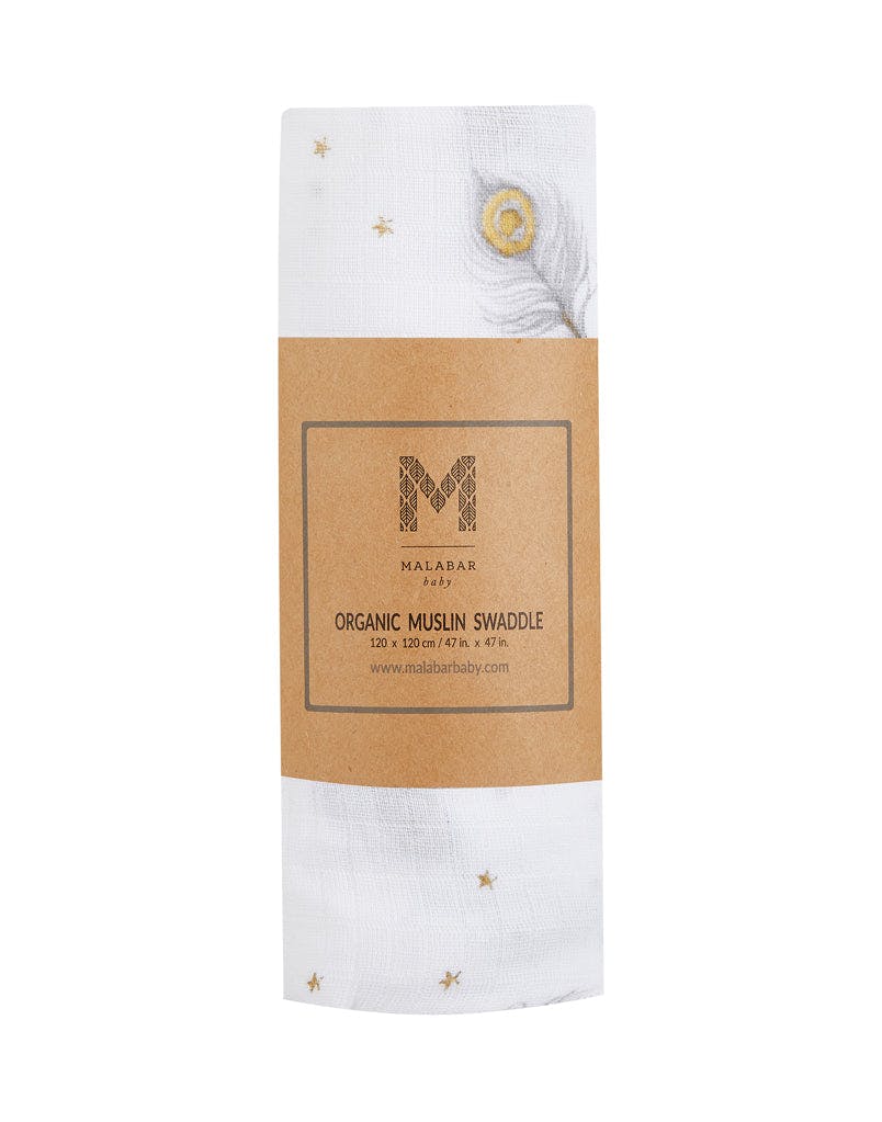 Organic Cotton Muslin Swaddle