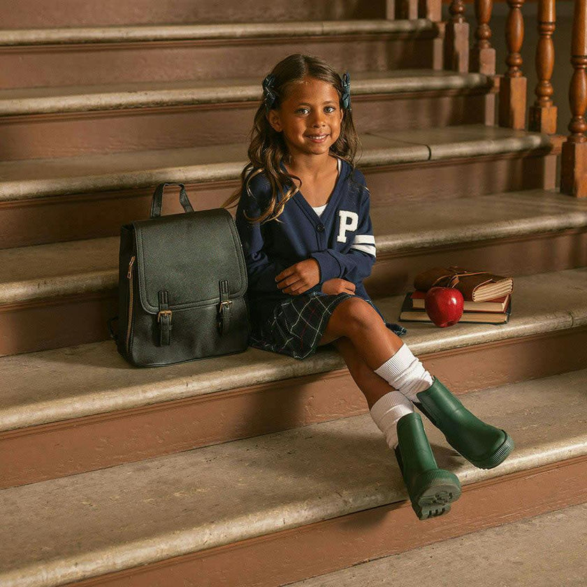 Varsity Navy French Terry Varsity Cardigan