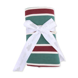 Rugby Stripe Green - Swaddle Blanket