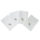 Cin Cin Dinner Napkins Set of 4 in Green