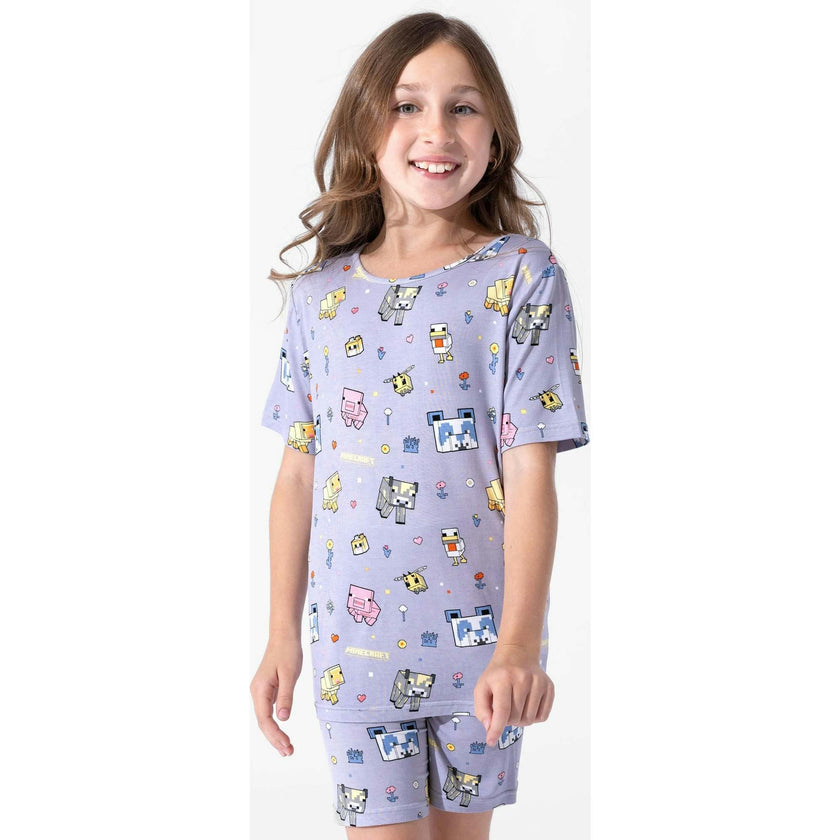 Minecraft Pixel Pals Kids Pajama Short Set