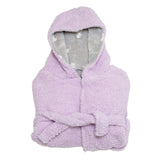 Cozy Switch Robe – Reversible Glow-in-the-Dark & Sherpa Robe for Kids, Orchid Kittens