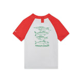 Swim Shirt Short Sleeves - Red - Catch Of The Day