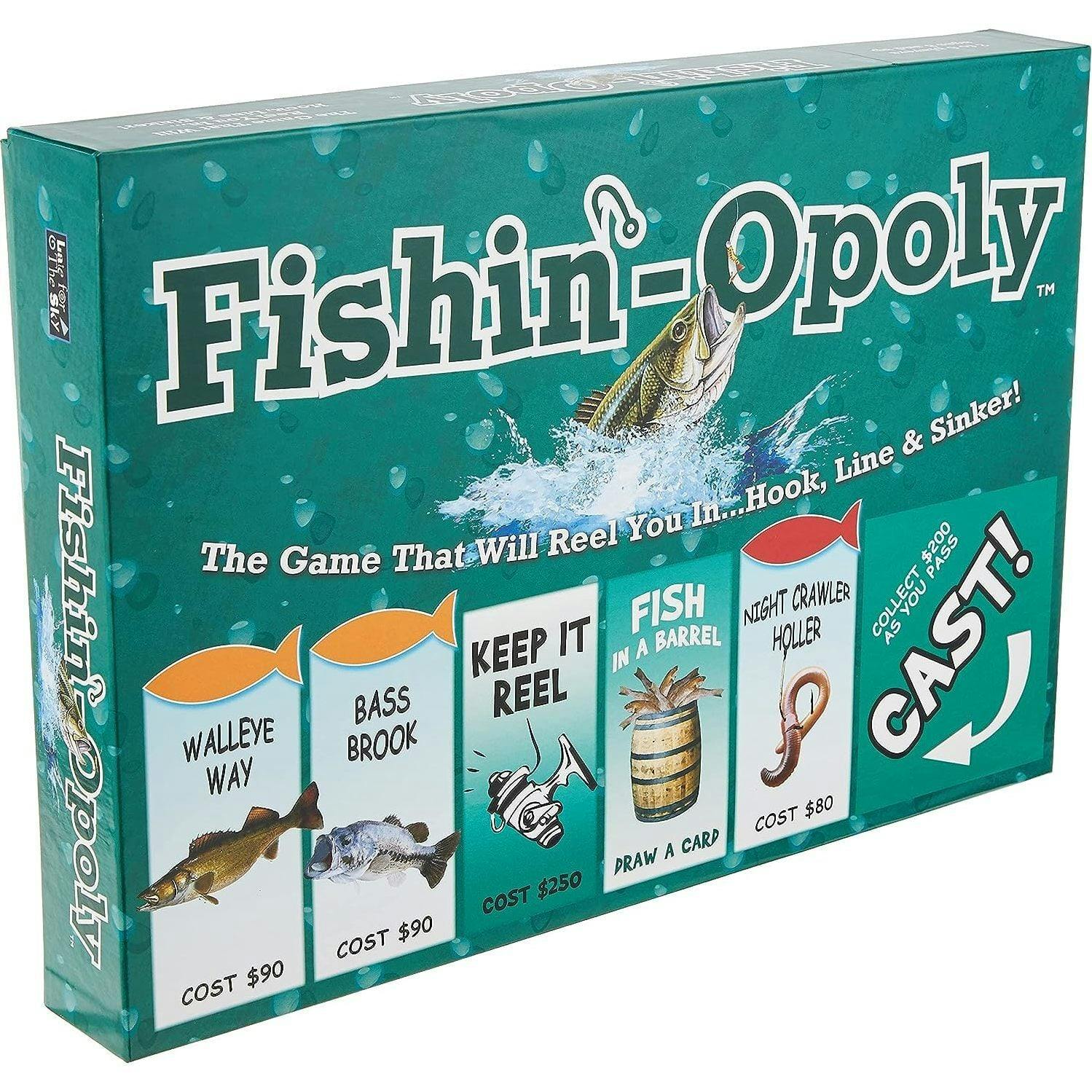Late for the Sky Fishin'-Opoly Board Game