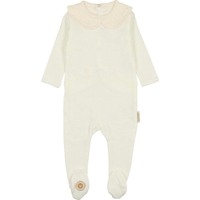 Graceful Collar Footie, Pink