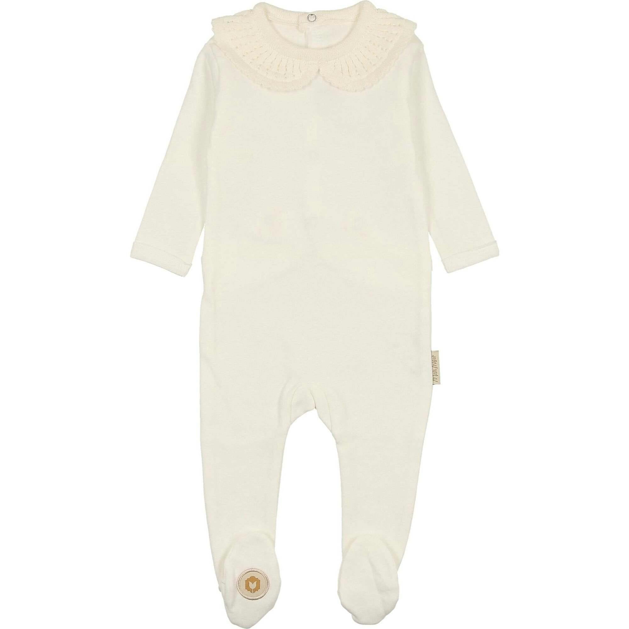 Graceful Collar Footie, Pink