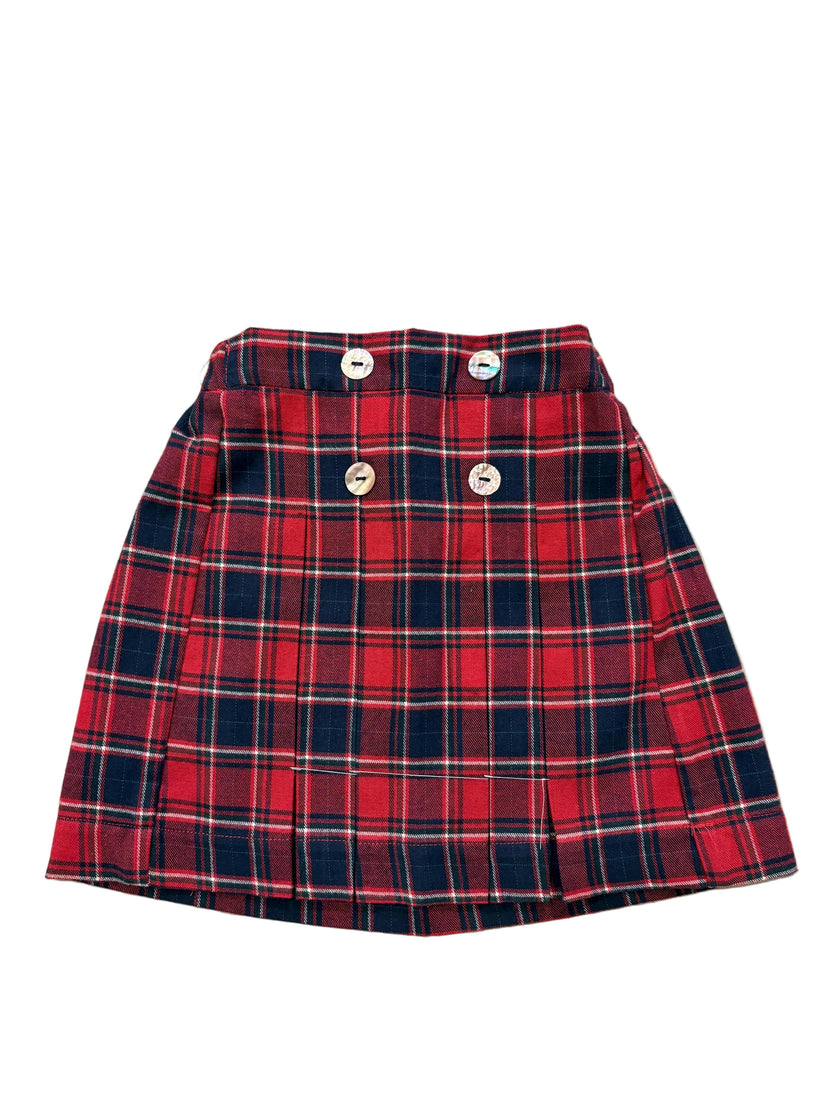 Girls’ Kilt Pleated Tartan Skirt