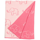 Nursery Blanket - Pink Elephant