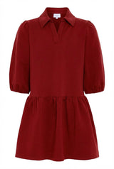 Sibley Sweatshirt Dress Red