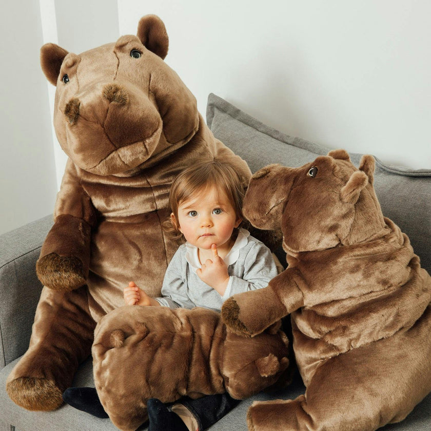 LA PELUCHERIE My Hippo Edgar - Very Large 80cm