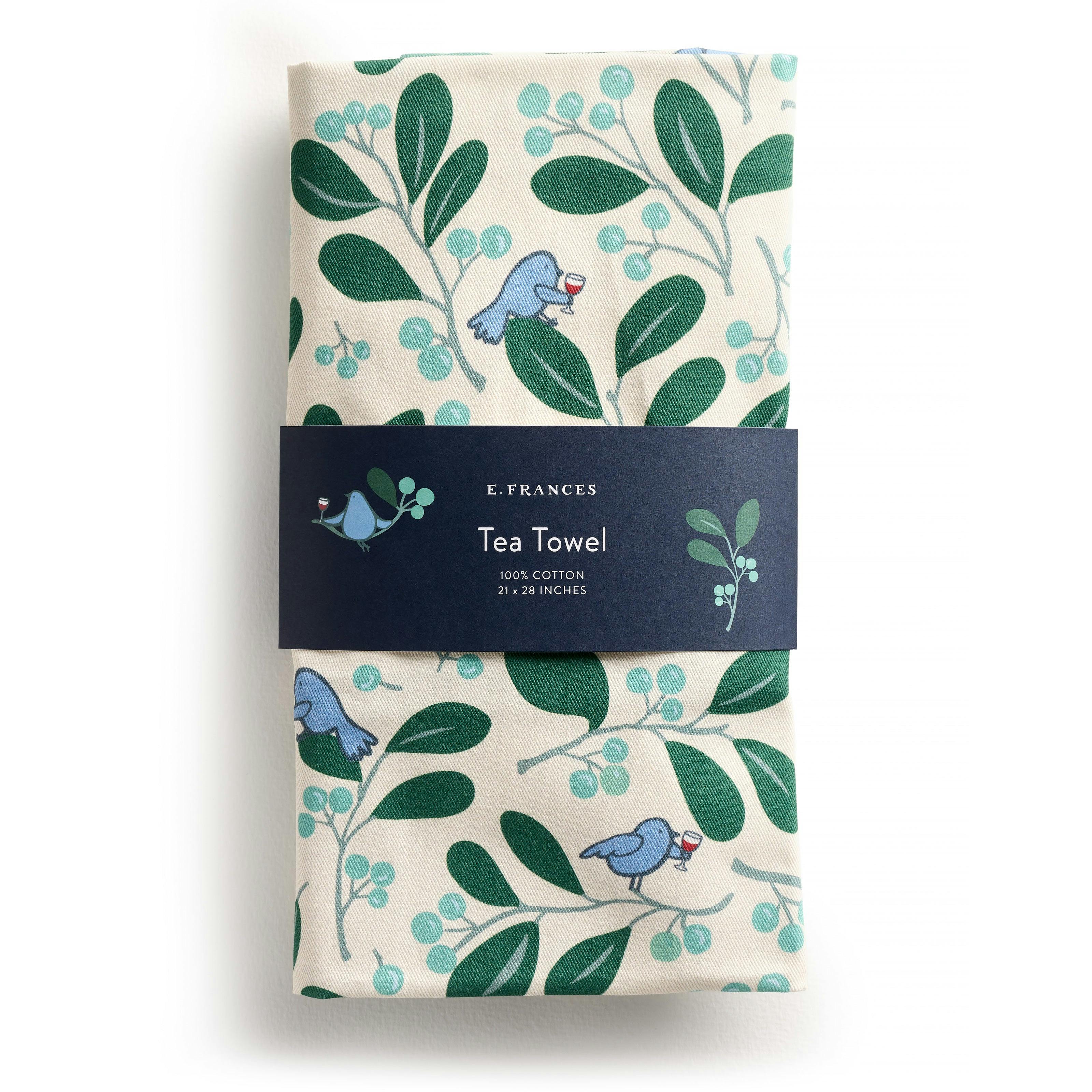 Chirps and Cheers Tea Towel