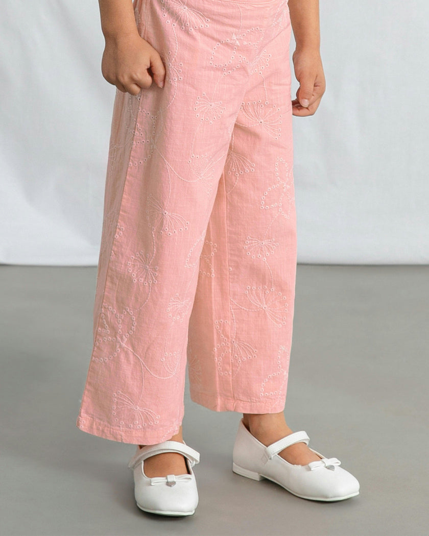 Pink Lace Two‑Piece Outfit