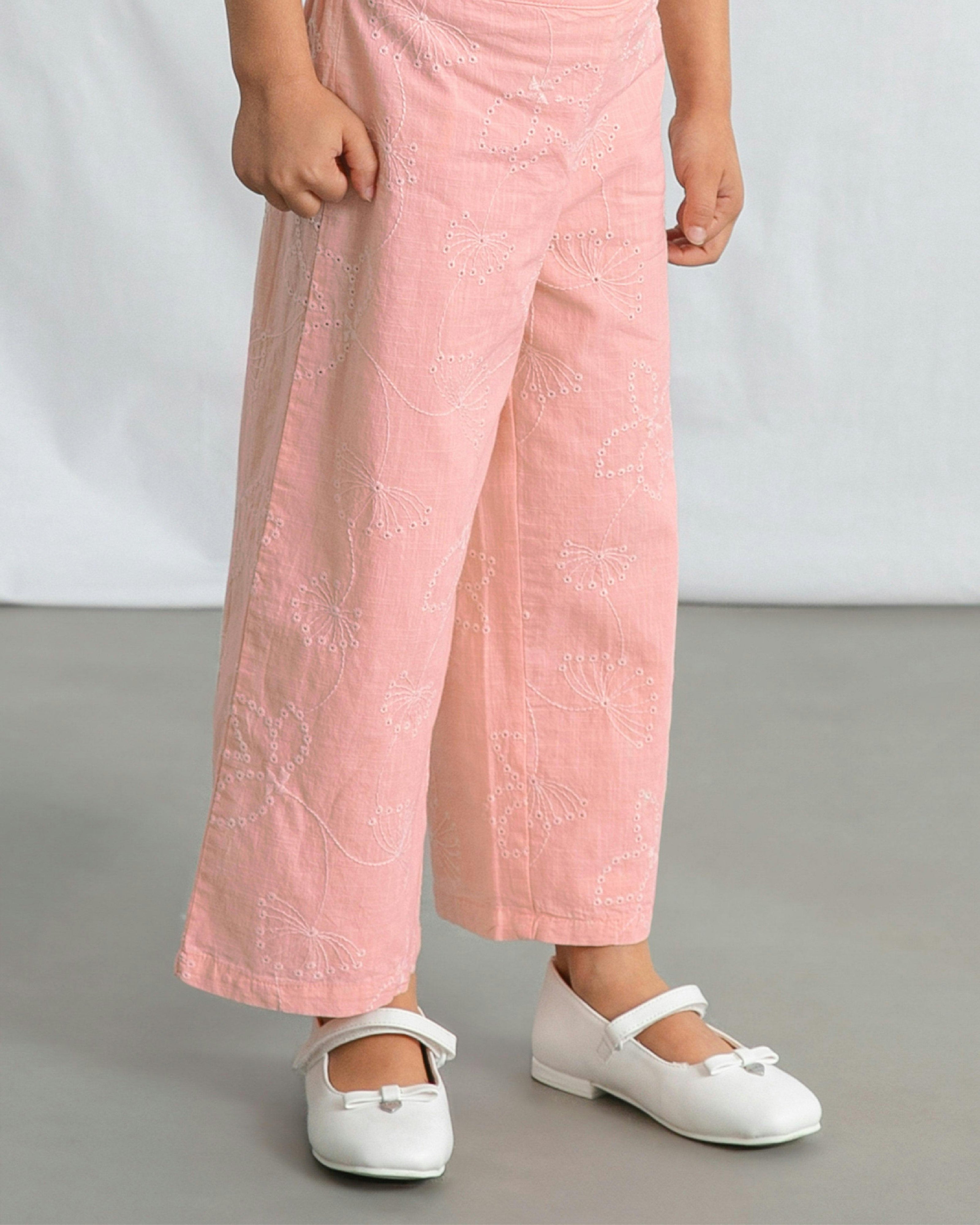 Pink Lace Two‑Piece Outfit
