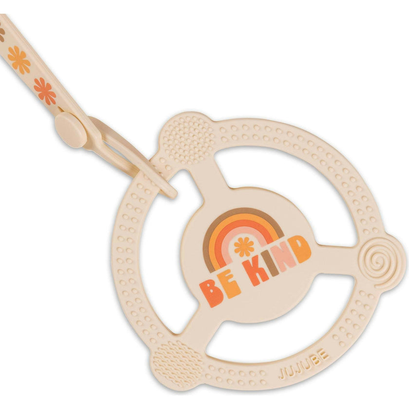 JuJuBe × Studio Oh! Silicone Teether Ring With Detachable Clip