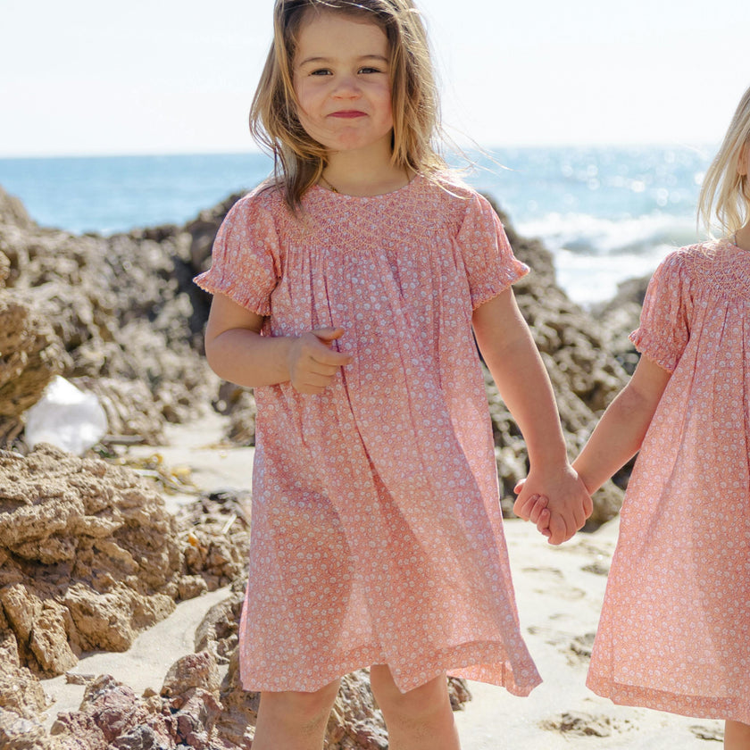girls melone floral coverup