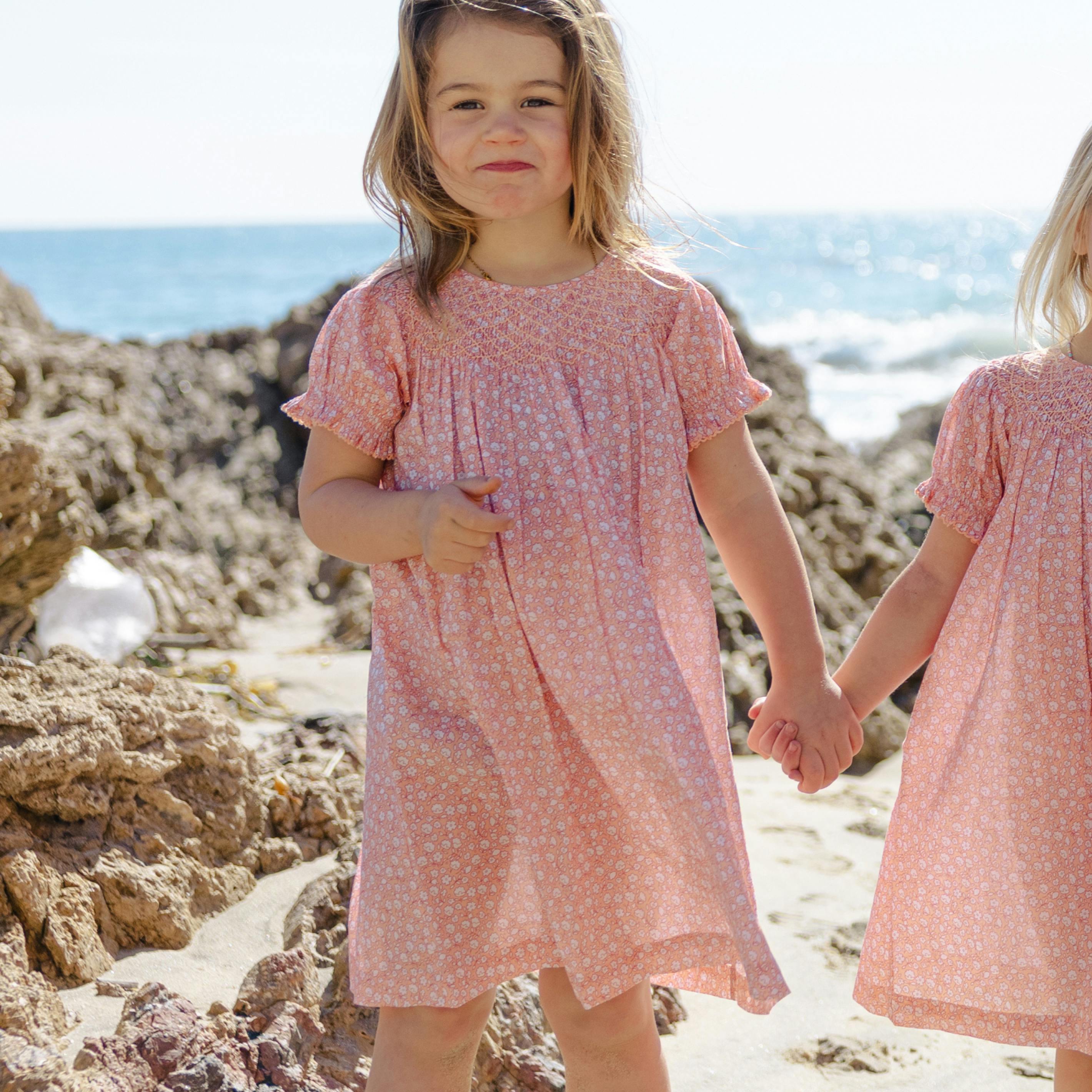 girls melone floral coverup