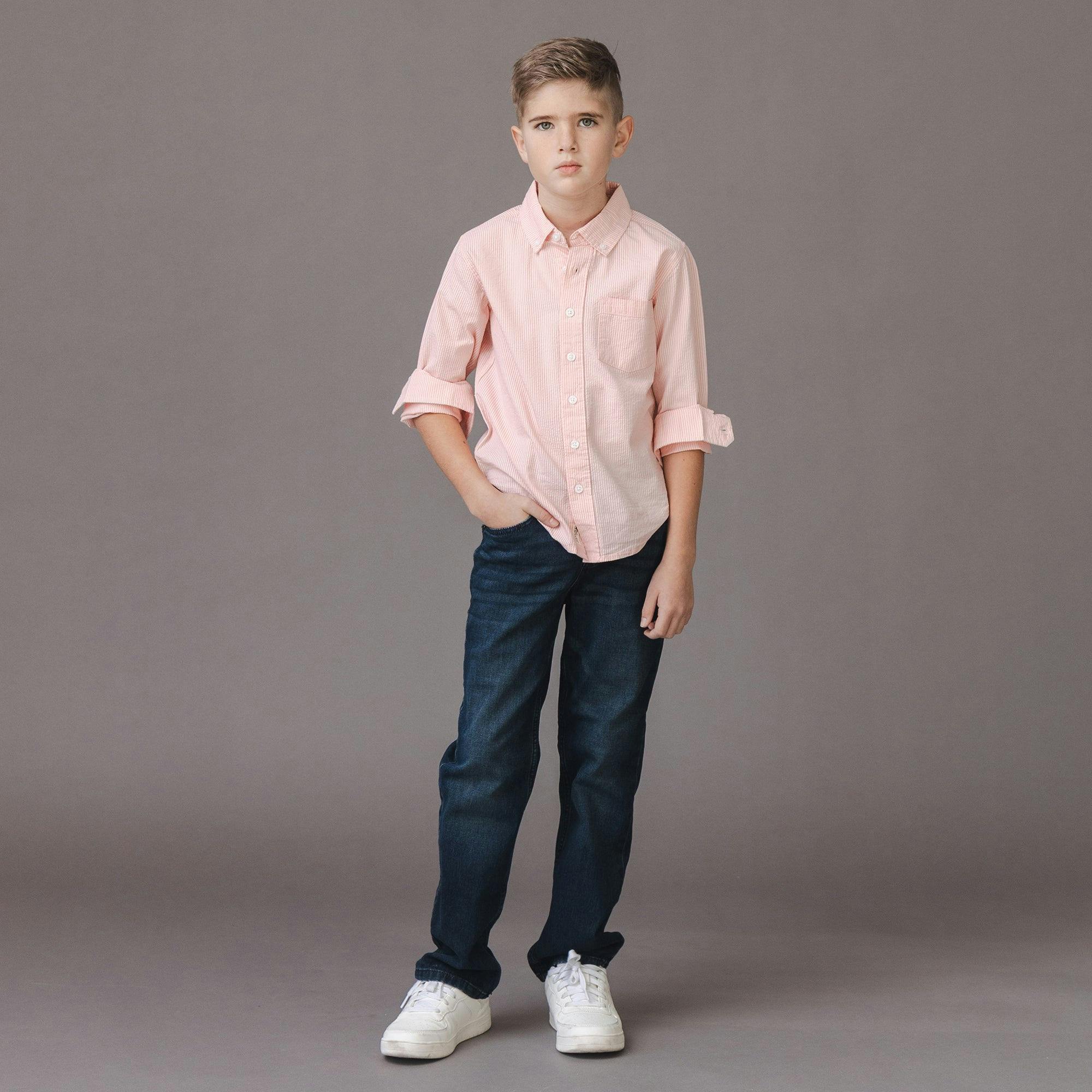Organic Seersucker Shirt