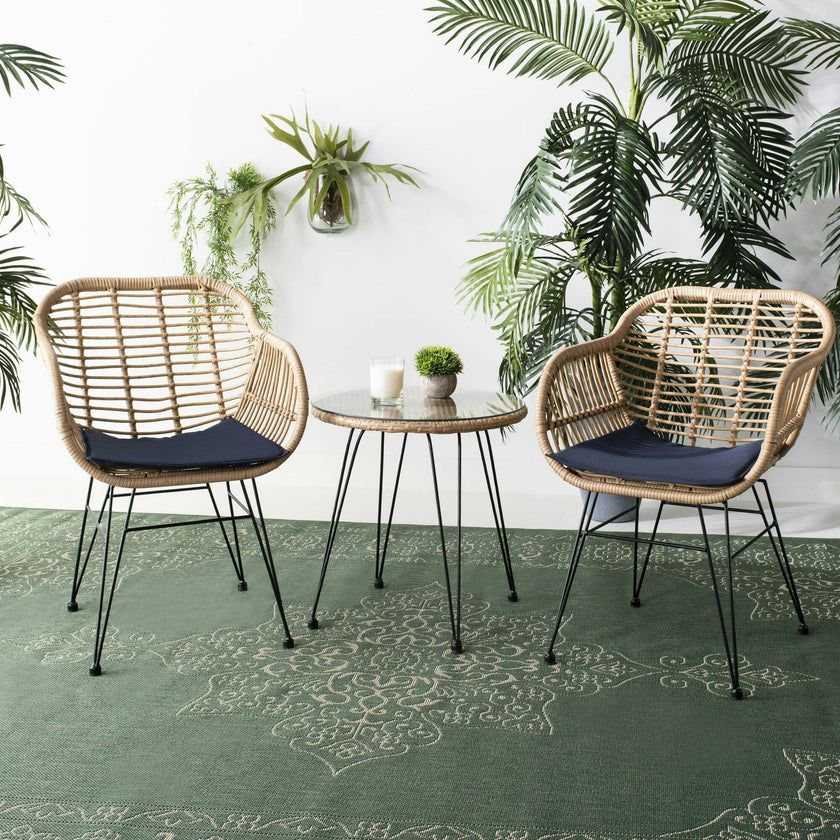 Alton 3-Piece Rattan Outdoor Lounge Set