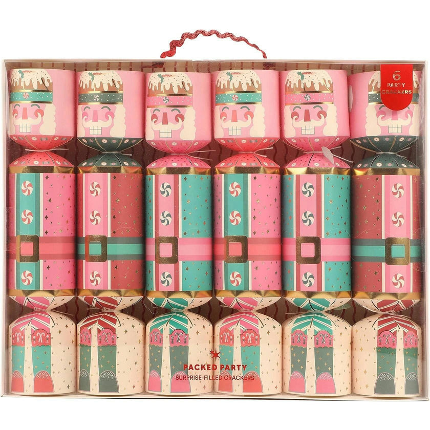 Christmas Nutcracker Holiday Crackers (Set of 6)
