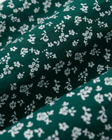 Women's Poplin Pajama Set in Ditsy Waltz Evergreen