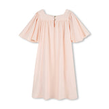 Light Pink Wide-Sleeve Dress