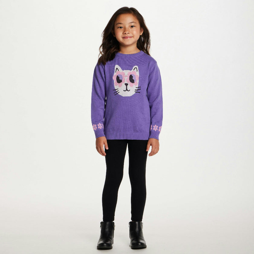 Kids Tunic Length Sweater W/Legging Set