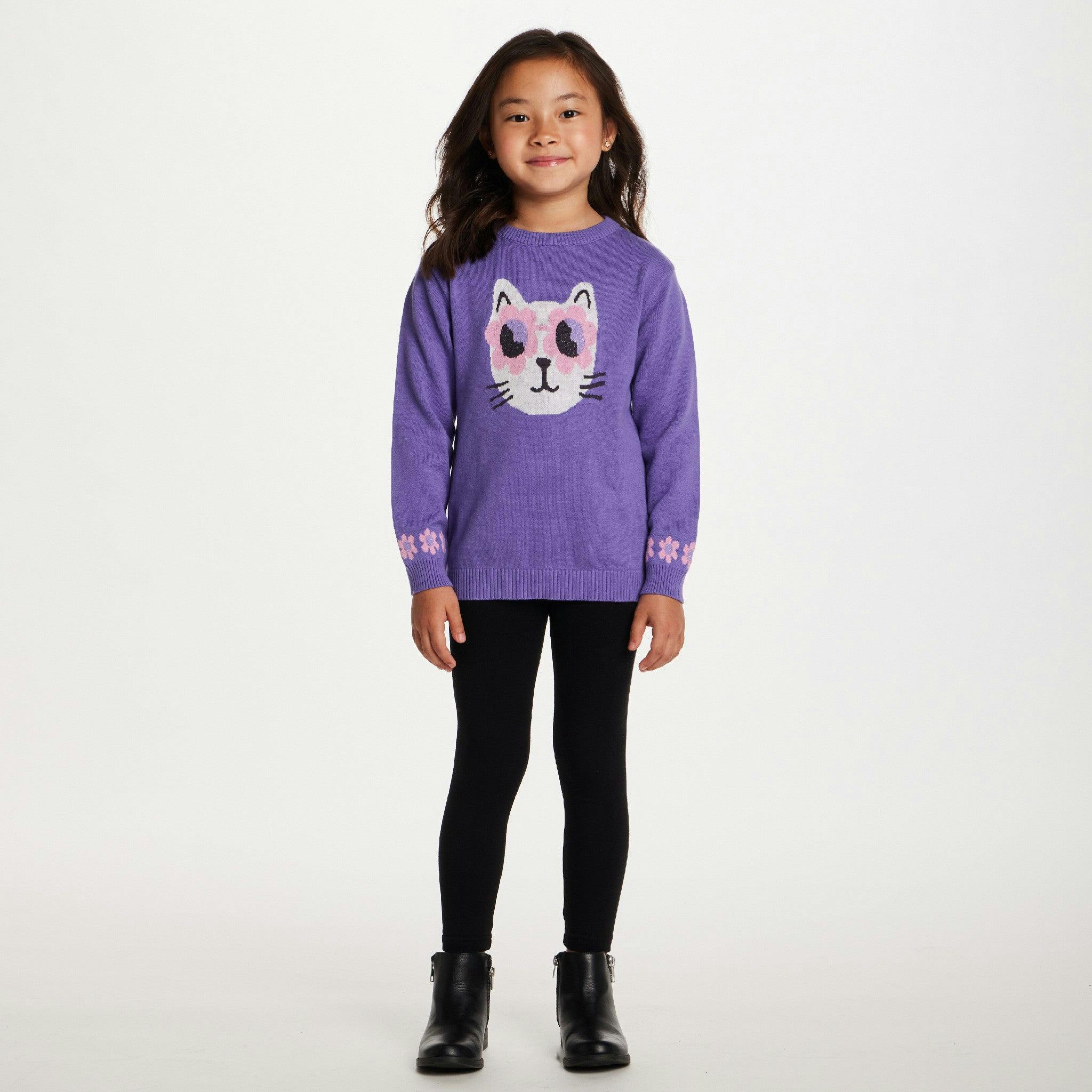 Kids Tunic Length Sweater W/Legging Set