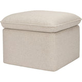 Cali Eco-Performance Fabric Storage Ottoman With USB Port