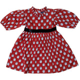 Holiday Presents Puff Sleeve Dress
