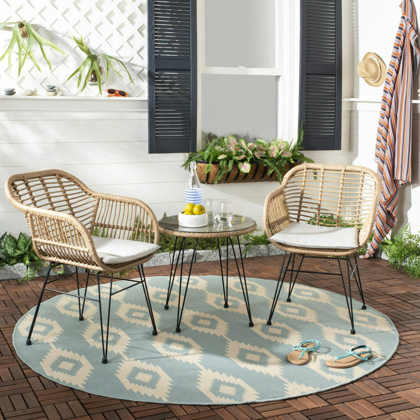 Alton 3-Piece Rattan Outdoor Lounge Set