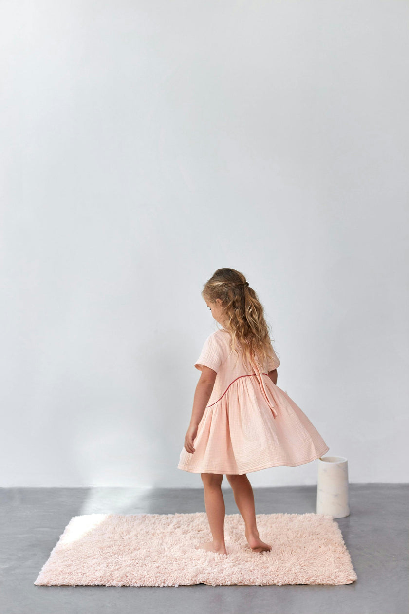 Hi-Low Drop Waist Dress