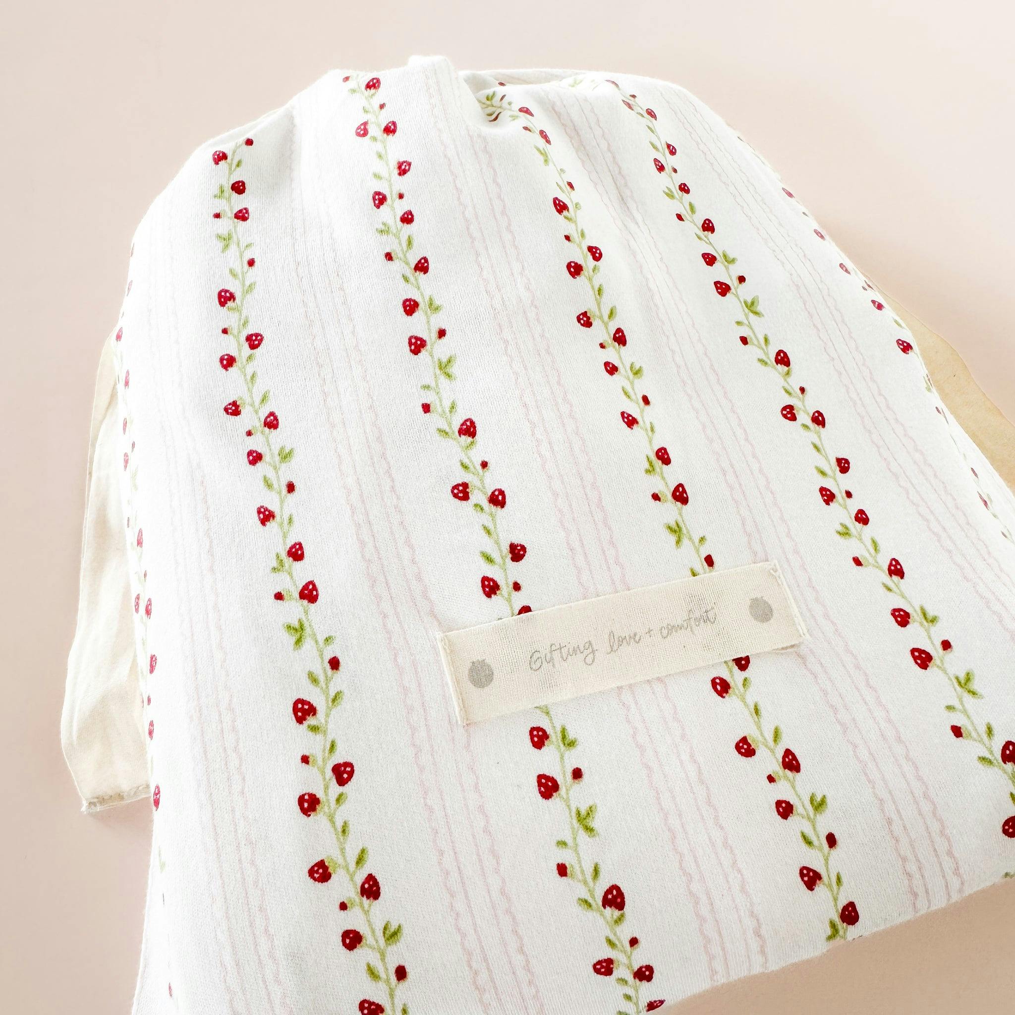 Layette Gift Set - Strawberry and Rose