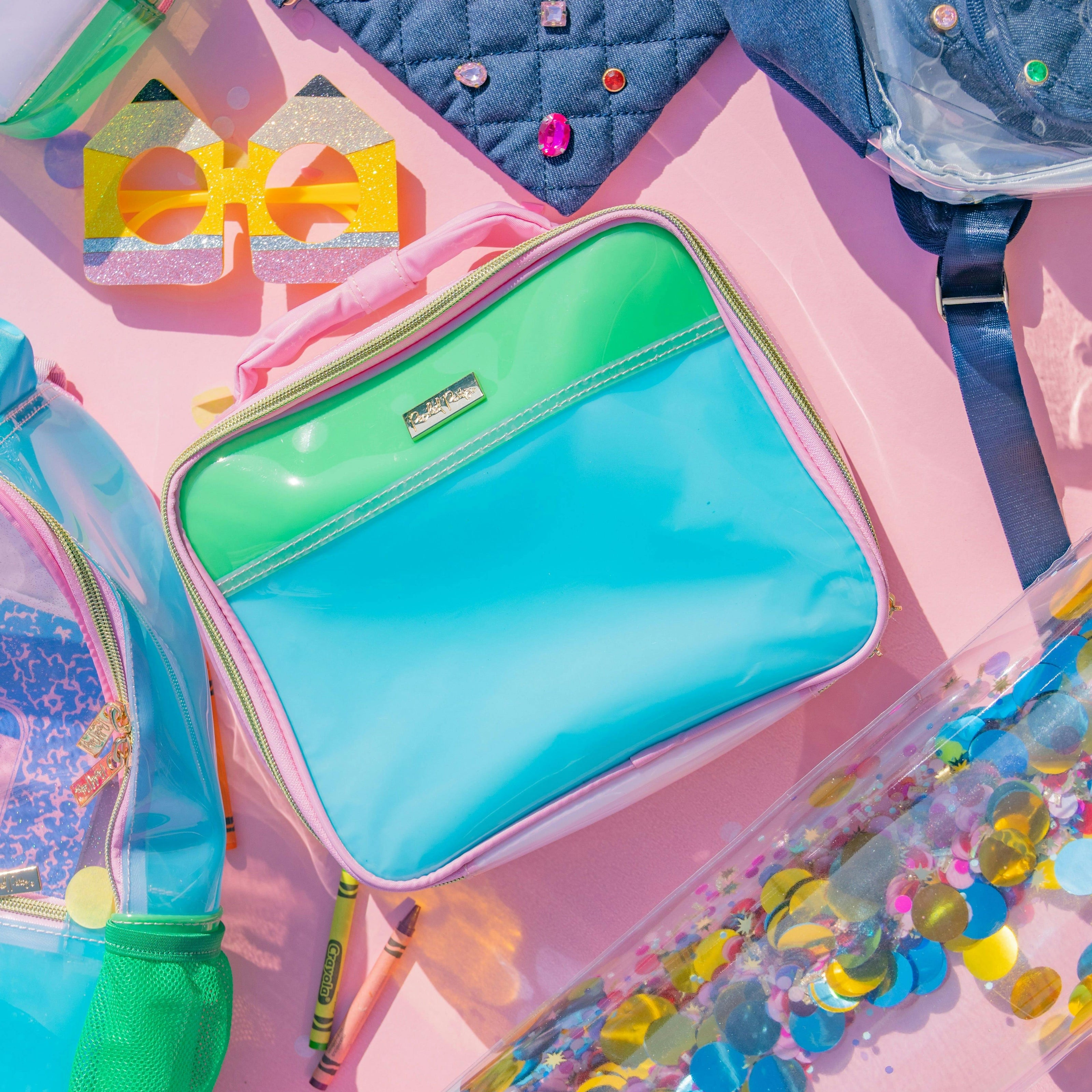 Colorblock Multicolor Insulated Lunchbox