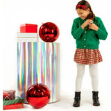 Jr Star Chenille Houndstooth Child Pleated Skirt