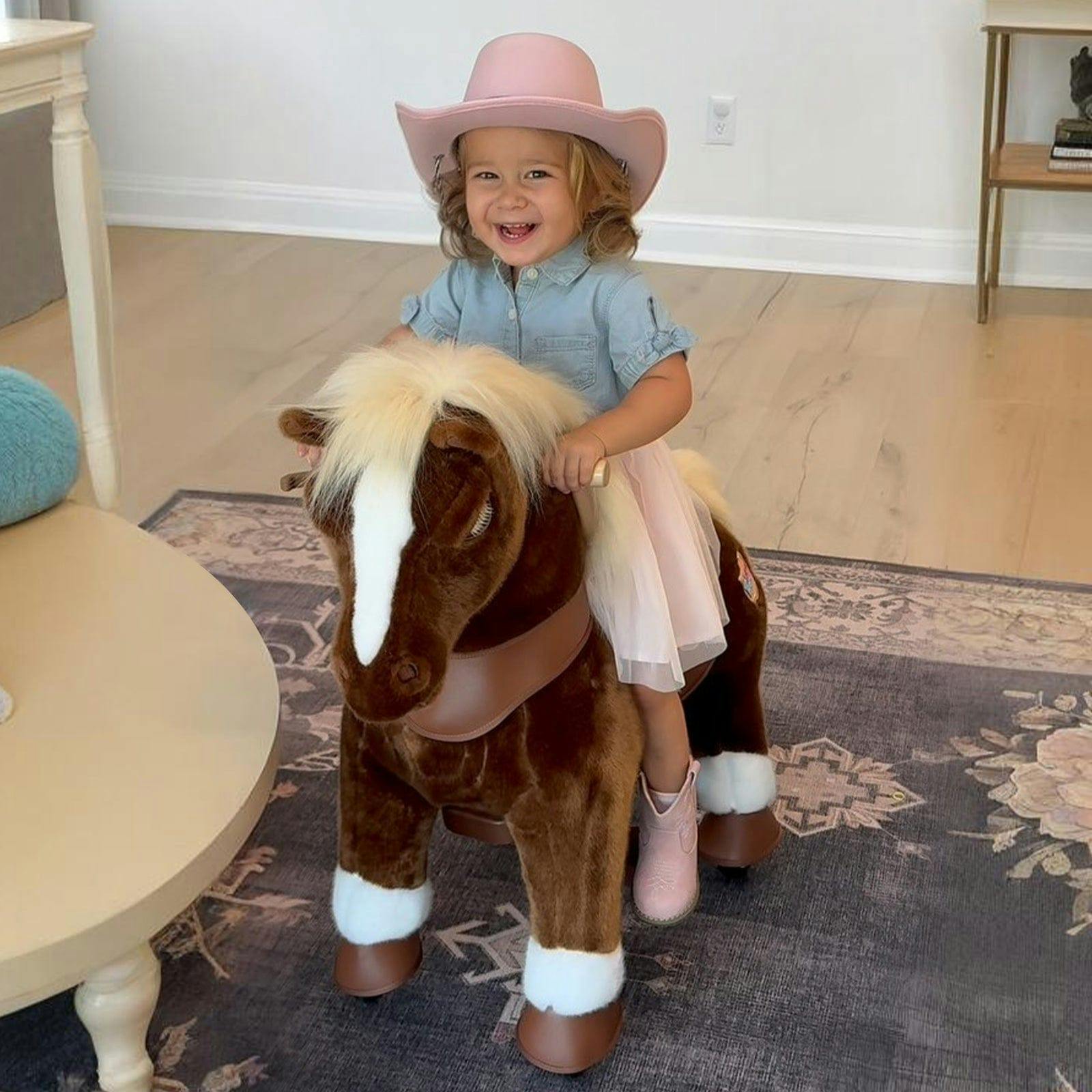 Model Y® Horse Ride-On Toy Age 3–4 – Brown