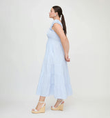 The Stella Nap Dress - Blue/White Stripe